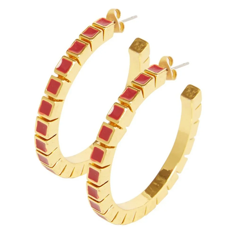 Summer & Rose Olivia Enamel Hoops